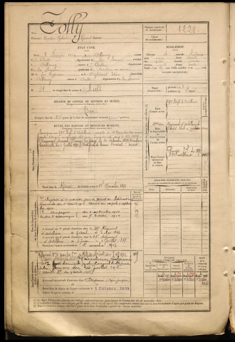 Jolly, Nestor Gobert Gérard, né le 08 février 1869 à Allenay (Somme), classe 1889, matricule n° 1228, Bureau de recrutement d'Abbeville