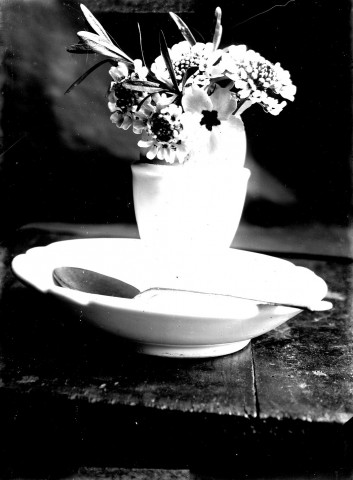Composition florale : un bouquet de fleurs dans un vase