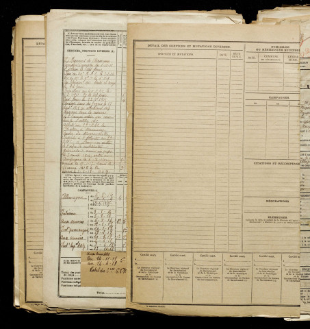 Mabille, Fernand Victor, né le 26 janvier 1889 à Feuquières-en-Vimeu (Somme), classe 1909, matricule n° 892, Bureau de recrutement d'Abbeville