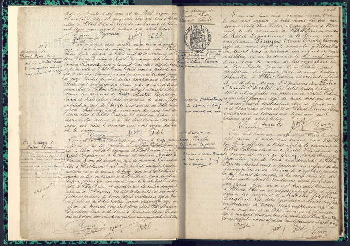 Villers-Faucon : naissances, mariages, décès (1893-1895)