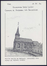 Sauqueuse-Saint-Lucien (commune de Verderel-lès-Sauqueuse, Oise) : église de briques - (Reproduction interdite sans autorisation - © Claude Piette)