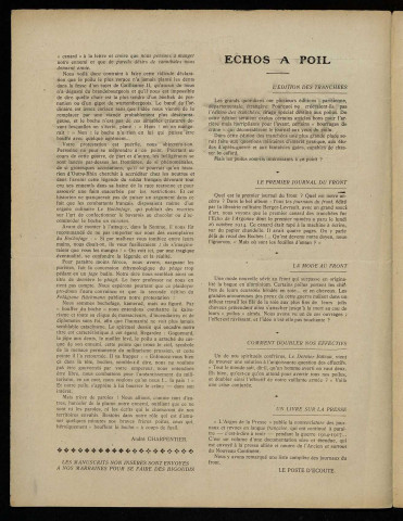 LE BOCHOFAGE. ORGANE ANTICAFARDEUX, KAISERICIDE ET EMBUSCOPHOBE