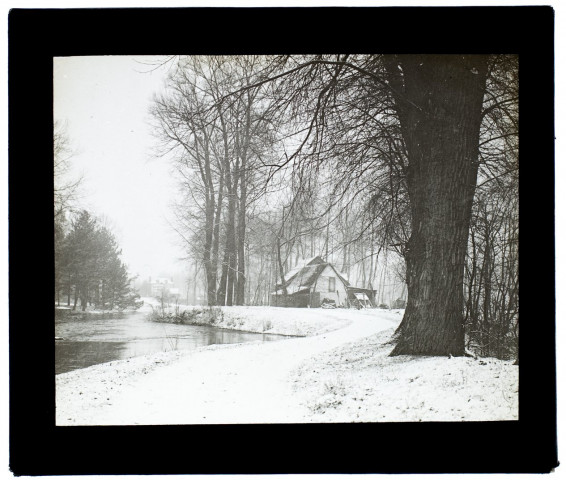 Effet de neige sur la Vieille Somme - 1907