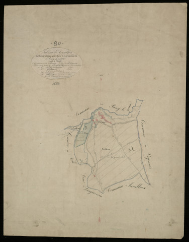 Plan du cadastre napoléonien - Rouy-le-Petit : tableau d'assemblage
