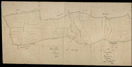Plan du cadastre napoléonien - Beauval : C