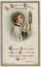 les Apôtres de l'Eucharistie. Saint Louis de Gonzague priant devant le Saint-Sacrement