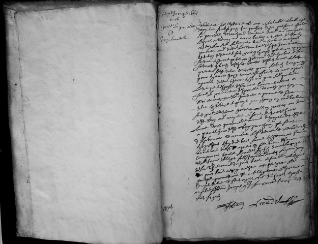 Etude de Me Pierre Trencart à Amiens (étude n°9). Minutes de l'année 1665