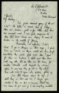 Lt R. Goldwater RA, RA Mess MUTTRA, India Command, 5 Jan. 46 : lettre de Raymond Goldwater à sa fiancée