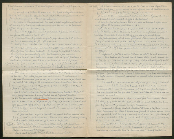 Témoignage de Culot, Fernand (Maréchal des logis) et correspondance avec Jacques Péricard