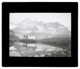 (Suisse) le lac Noir à gauche du Mont-Cervin - 1903