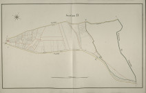 Plan du cadastre napoléonien - Sains-en-Amienois (Sains) : D