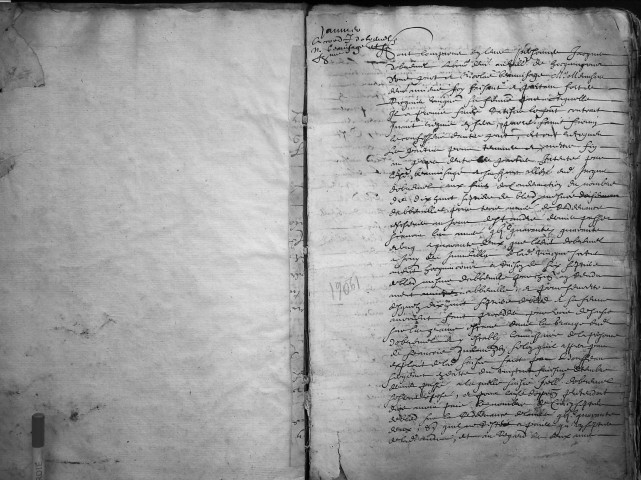 Etude de Me Martin Caron à Amiens (étude n°4). Minutes de l'année 1643