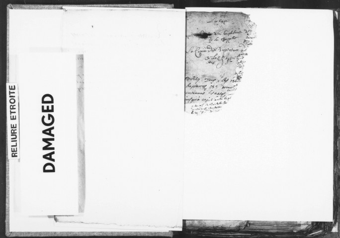 Abbeville (Notre-Dame-de-la-Chapelle) : baptêmes, mariages, sépultures