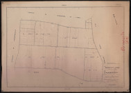 Plan du cadastre rénové - Aigneville : section ZA