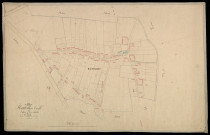Plan du cadastre napoléonien - Hautvillers-Ouville (Hautvillers Ouville) : Hautvillers, B1