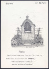Arry : petit oratoire en direction du hameau de Thurel - (Reproduction interdite sans autorisation - © Claude Piette)
