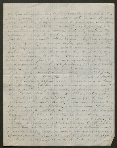 Témoignage de Derbécourt, Marcel et correspondance avec Jacques Péricard