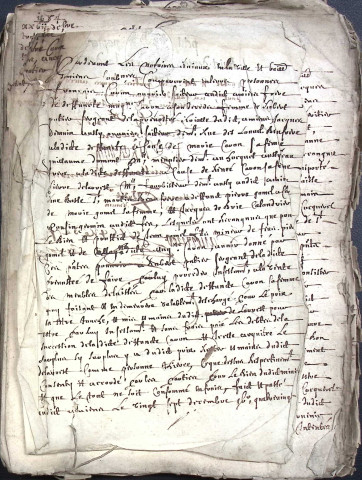 Etude de Me Antoine Cardon à Amiens (étude n°26). Minutes de l'année 1684