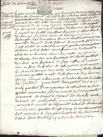 Etude de Me Antoine Limeu à Amiens (étude n°6). Minutes de l'année 1682