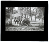 Manoeuvres du 11 juin 1904 - le 3e chasseurs à cheval route de L'Etoile