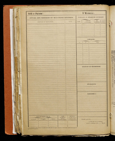 Lenoir, Paul, né le 30 juin 1897 à Blangy-sous-Poix (Somme), classe 1917, matricule n° 84, Bureau de recrutement d'Amiens