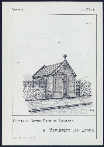 Beaumetz-les-Loges : chapelle - (Reproduction interdite sans autorisation - © Claude Piette)