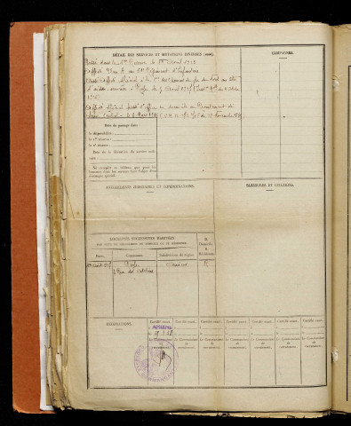 Dargent, Aubert Jean Marcel, né le 16 juin 1897 à Fresnes-Tilloloy (Somme), classe 1917, matricule n° 67, Bureau de recrutement d'Amiens