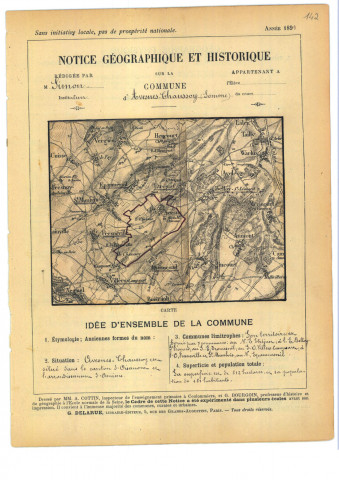 Avesnes Chaussoy : notice historique et géographique sur la commune