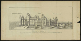 Elévation du château de Creil : le bâtiment et son contenu