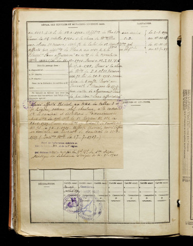 Lesage, Pierre François Joseph, né le 21 septembre 1892 à Ytres (Pas-de-Calais), classe 1912, matricule n° 723, Bureau de recrutement de Péronne