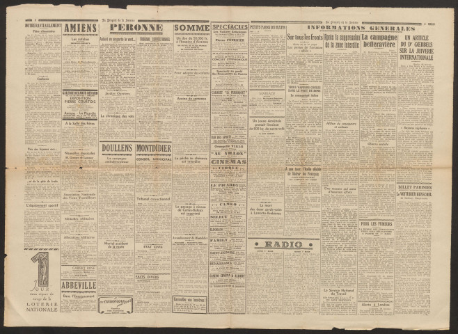Le Progrès de la Somme, numéro 22906, 28 février - 1er mars 1943