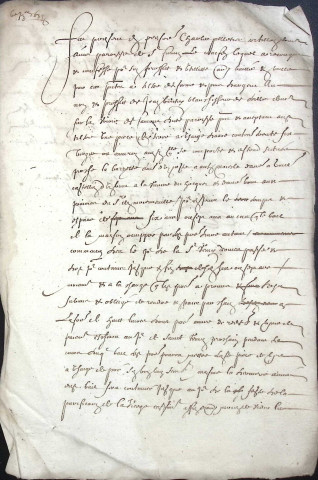 Etude de Me Jean Duval à Amiens (étude n°8). Minutes de l'année 1634