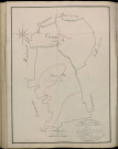 Plan du cadastre napoléonien - Atlas cantonal - Treux : tableau d'assemblage