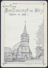 Bouillancourt-en-Séry : l'église en 1979 - (Reproduction interdite sans autorisation - © Claude Piette)