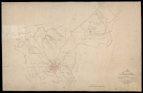 Plan du cadastre napoléonien - Candas : tableau d'assemblage