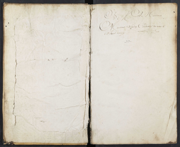 Contrôle des actes du bureau de Conty pour la période du 7 mars 1756 au 14 novembre 1758