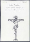 Saint-Riquier : christ dit de Girardon dans la nef de l'abbatiale - (Reproduction interdite sans autorisation - © Claude Piette)