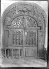 Eglise de Villers-Campsart : la porte richement sculptée de la sacristie