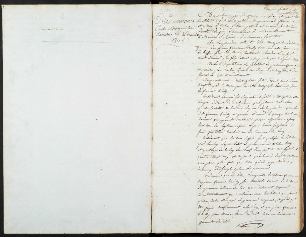 Maison d'arrêt d'Abbeville. Prévenus, condamnés et détenus. Registre d'écrou : sans numéro d'écrou. 24 décembre 1806 - 09 mai 1808