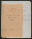 Témoignage de Franssen, Armand et correspondance avec Jacques Péricard