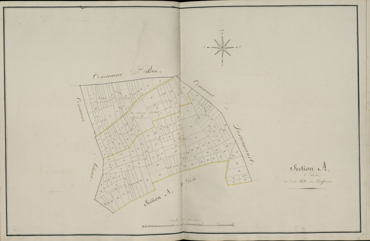 Plan du cadastre napoléonien - Atlas cantonal - Forceville : Solle des Buissons (La), A1
