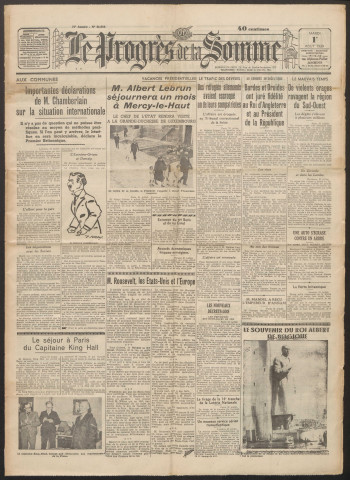 Le Progrès de la Somme, numéro 21864, 1er août 1939
