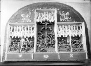 Eglise de Croix-Moligneaux : le retable sculpté