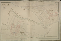 Plan du cadastre napoléonien - Cagny : Village (Le), A