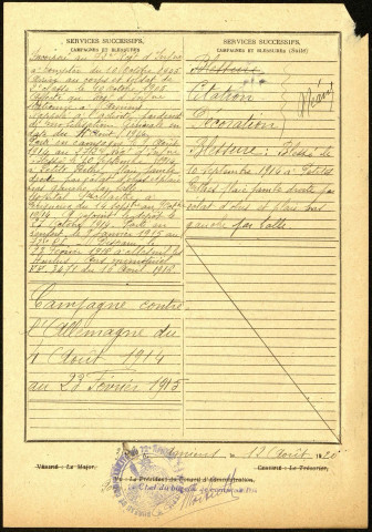 Bauchet, Théophane Alcide, né le 13 novembre 1884 à Amiens (Somme), classe 1904, matricule n° 652, Bureau de recrutement d'Amiens