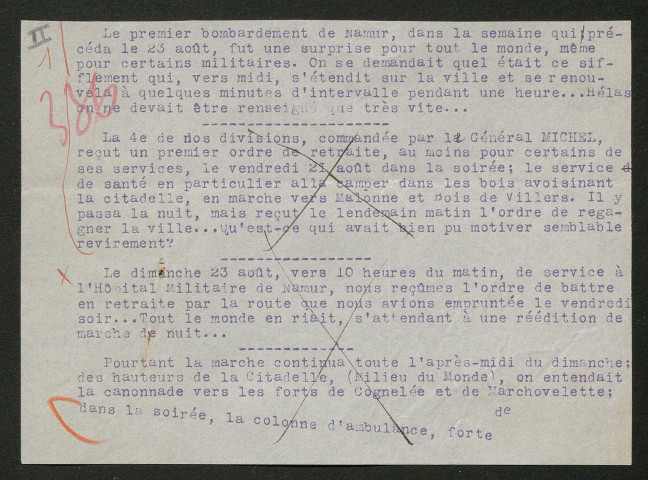 Témoignage de Gérard, A. (Sergent brancardier) et correspondance avec Jacques Péricard