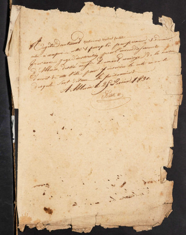 Maison d'arrêt d'Abbeville. Prévenus, condamnés et détenus. Registre d'écrou : sans numéro d'écrou. 08 mars 1830 - 17 février 1831