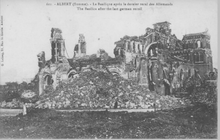 La basilique après le dernier recul des allemands - The basilic after the last german recoil
