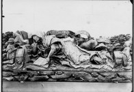 Eglise de Villers-Campsart : le bas-relief sculpté représentant sainte Madeleine