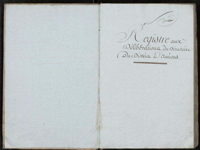 Délibérations du Directoire du district d’Amiens : 30 mars 1792-7 août 1792